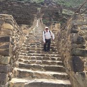 One of Dr. Wilson’s patients hiking Machu Picchu after a knee replacement