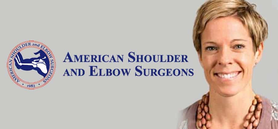 Dr. Sara Jurek accepted as a member of the America Shoulder and Elbow Surgeons