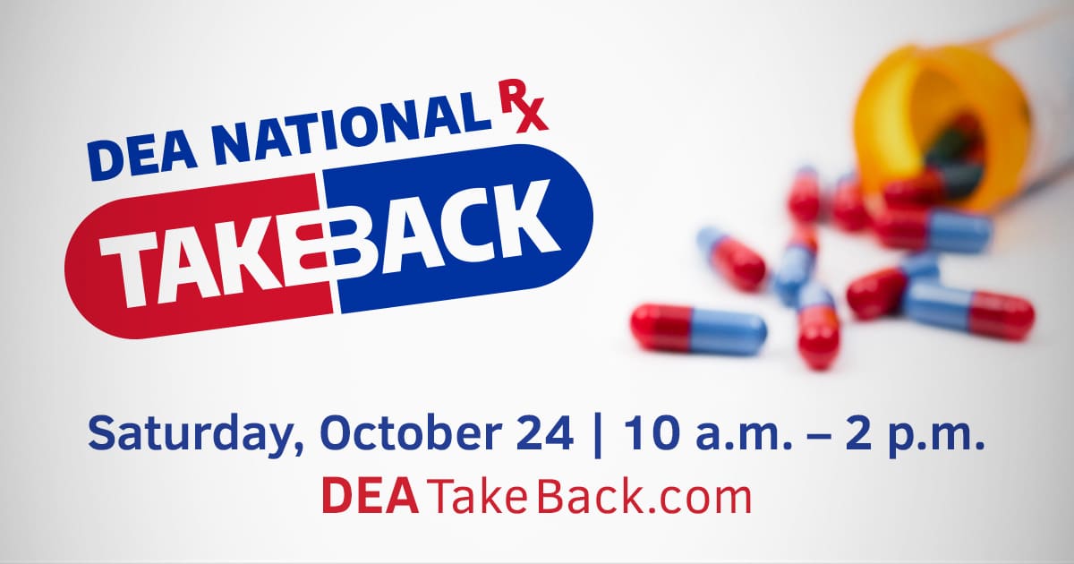 DEA National Drug Take Back Day 2020